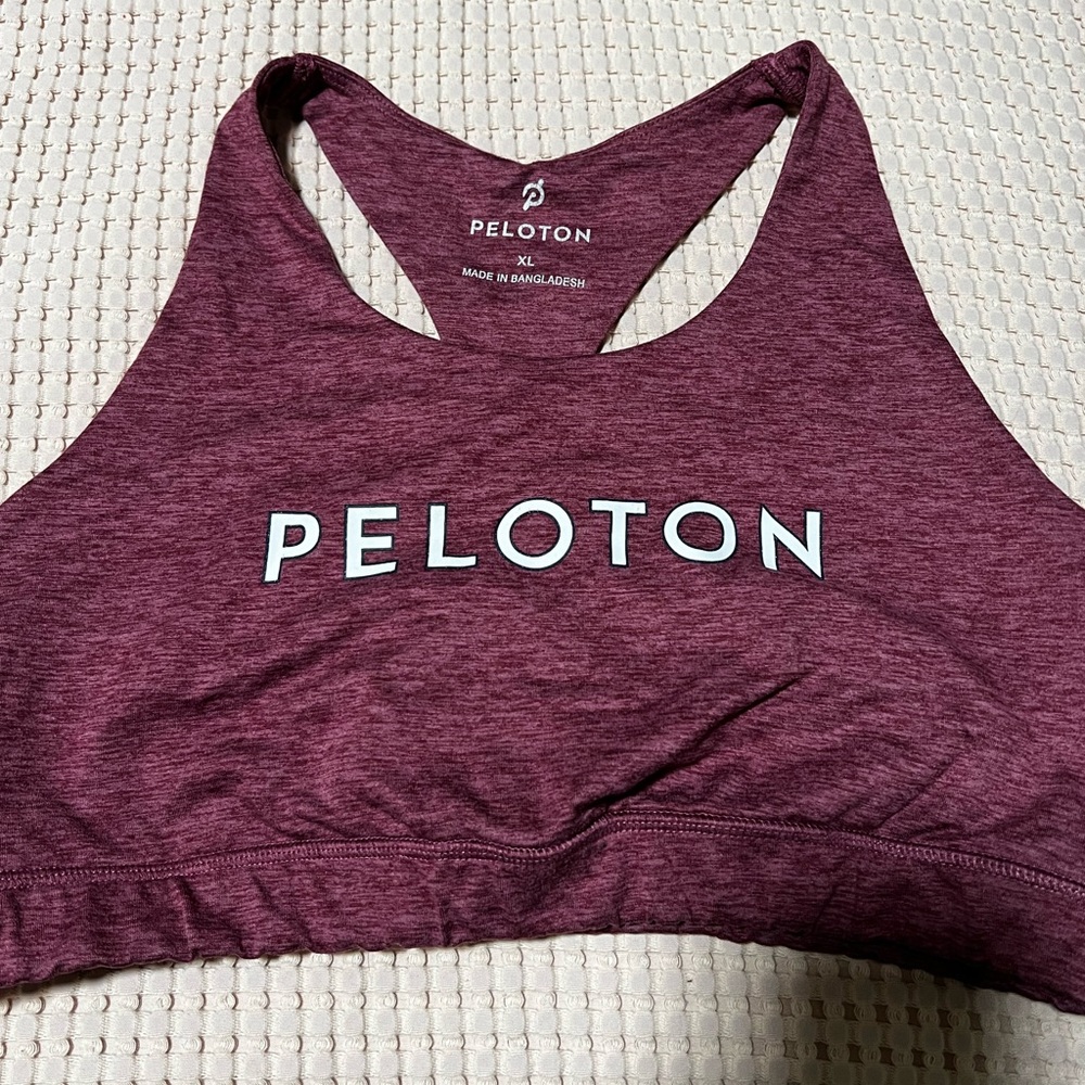 XL PELOTON WOMENS STRAPPY BACK SPORTS BRA
